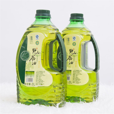 江西特产赣花山茶油2L×2瓶装低温压榨一级食用山茶籽油一件代发|ru