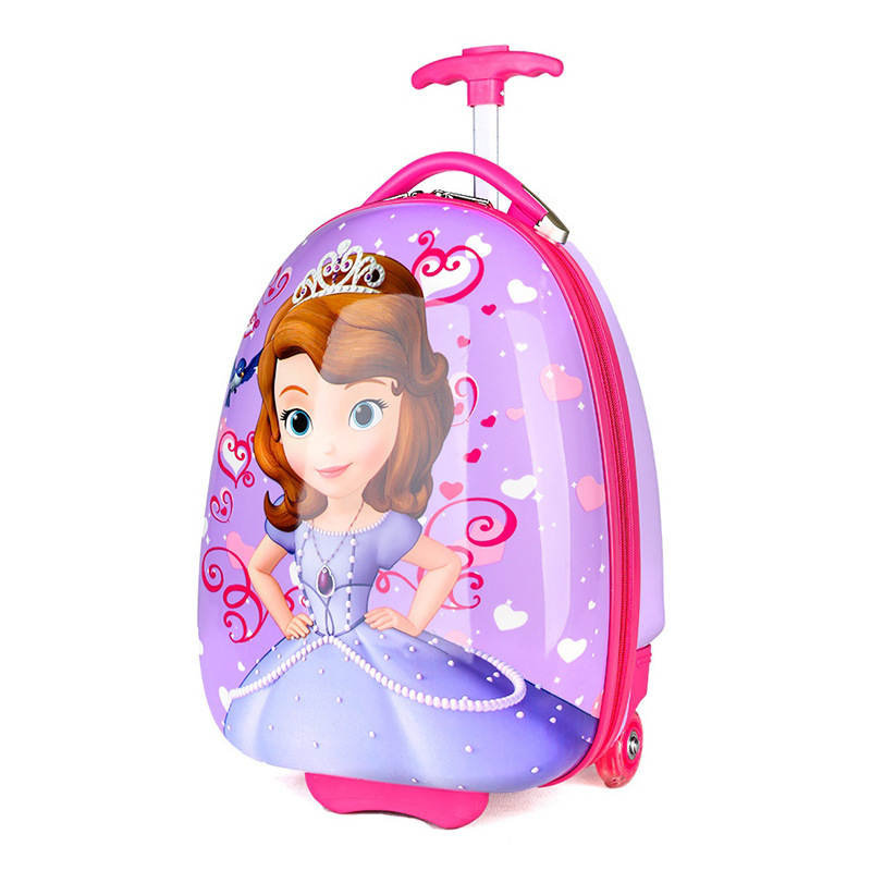 16寸儿童旅行箱定制学生拉杆箱包4-12岁宝宝卡通行李箱可印字logo|ms