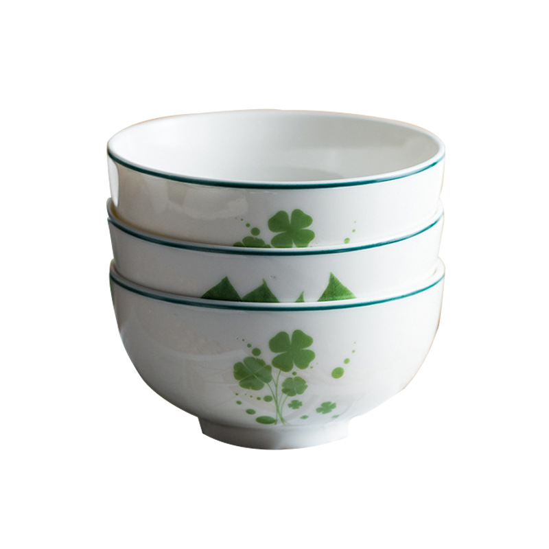 日式简约风陶瓷饭碗 家用日式陶瓷饭碗 日式餐具拉面碗