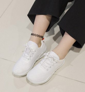 2018 mới siêu giày lửa bay nữ mô hình giày thể thao giản dị thở xu hướng trắng giày cũ thương mại nước ngoài