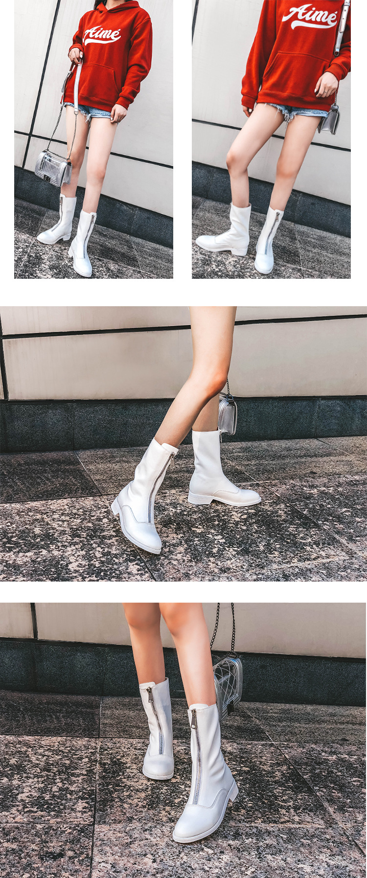 Bottes femme en En cuir - Ref 3354714 Image 30