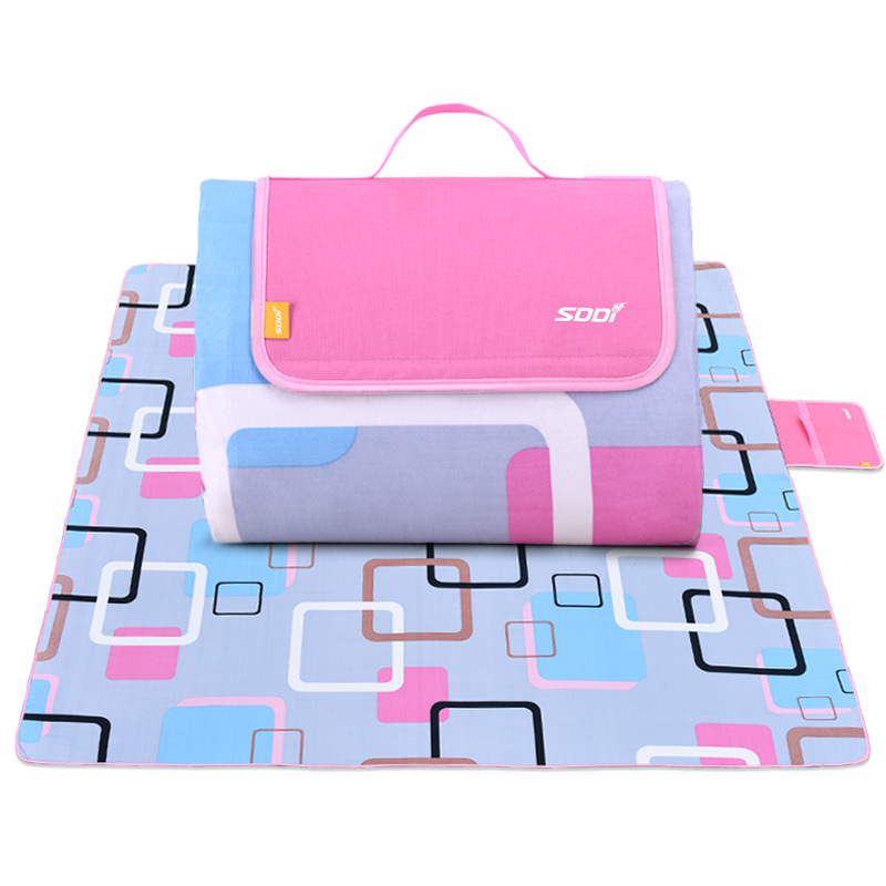 廠家直銷滌棉野餐墊防潮墊 防水戶外野營墊沙灘墊 草坪墊子野餐布