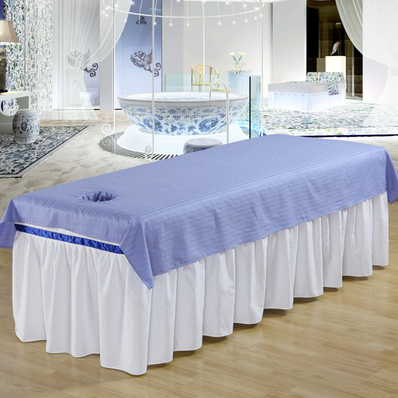 Cotton cosmetology sheet Beauty Dedicated pure cotton Body club SPA massage sheet Pure white Wholesale custom