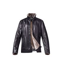 新款男式皮衣中老年pu皮毛一体男士皮夹克厂家直销跑江湖批发货源