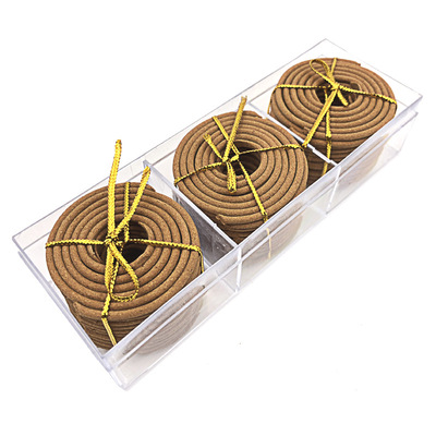 Manufactor wholesale 1 hour Western Australia Trees Sandalwood Incense coil Incense Buddhist lessons 72 Pack