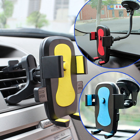 Giá đỡ điện thoại xe hơi lười hút cốc bên trong xe gấp khung điều hướng đa chức năng xe đạp ống lồng kính điện thoại di động clip Giá đỡ điện thoại di động