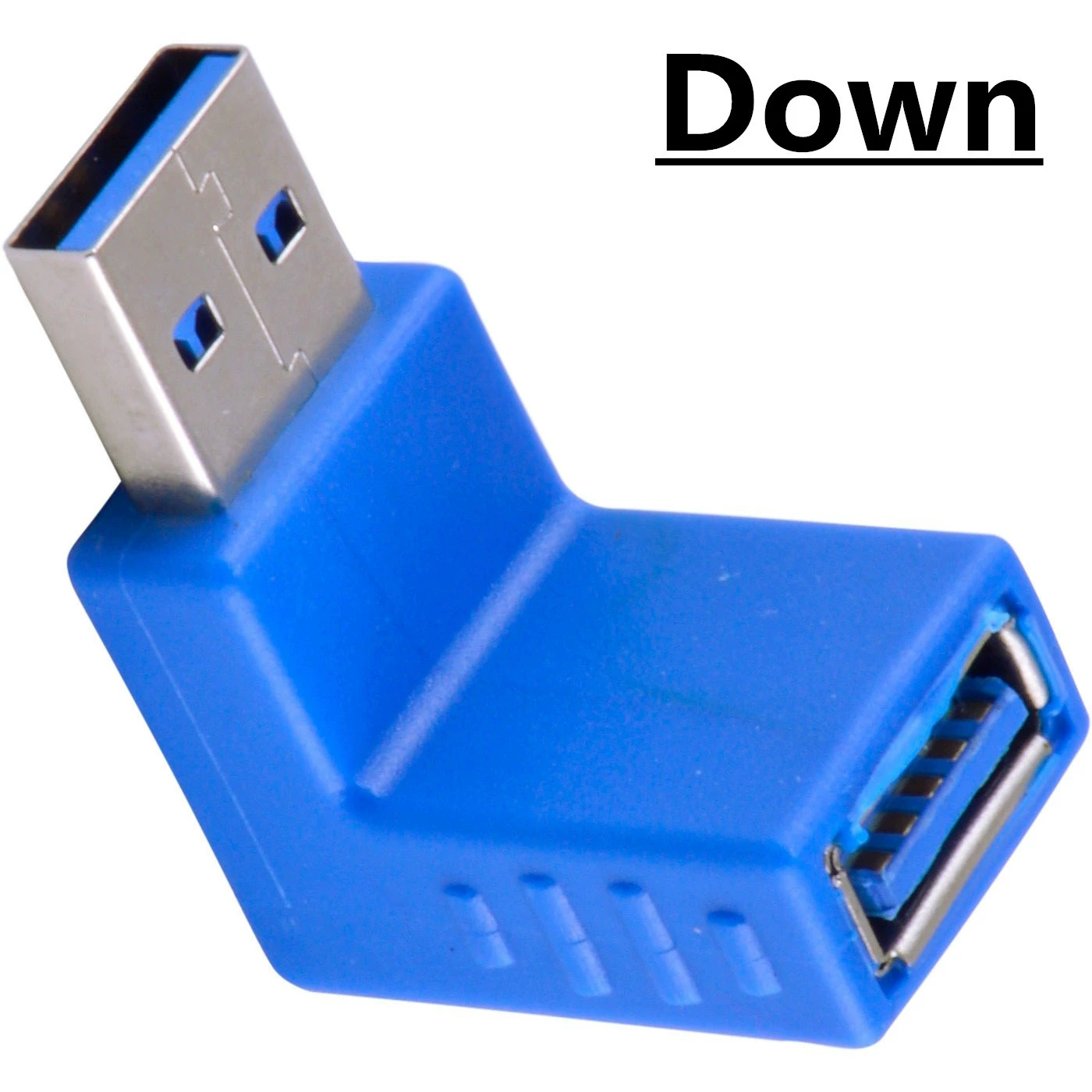 USB-адаптер USB 3.0 90° локоть USB 3.0 90° AM*AF адаптер