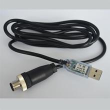 廠家 USB RS485  M12 M8插頭 1.8米   USB轉RS485轉接線