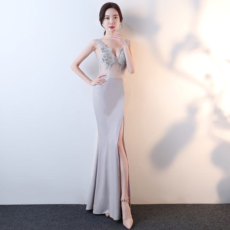 Evening dresses abito da sera Banque DJ night show KTV Princess Dress nightclub attendant work clothes nightclub Club Worker bar dress