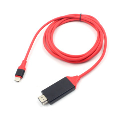 Type C to HDMI High-Definition Adapter for MacBook S8, HDMI Phone Computer Dual Screen Cable