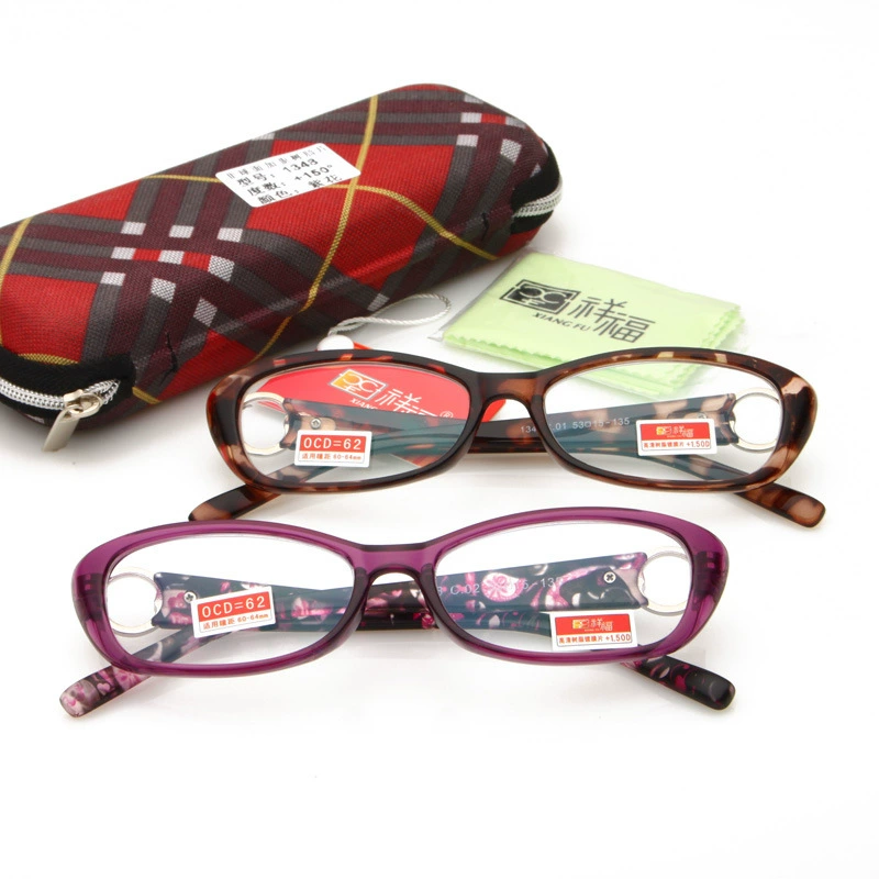 Очки для чтения для молодежи женские TR90 glasses пресбиопия HD пленка смола фемтограмм 1348