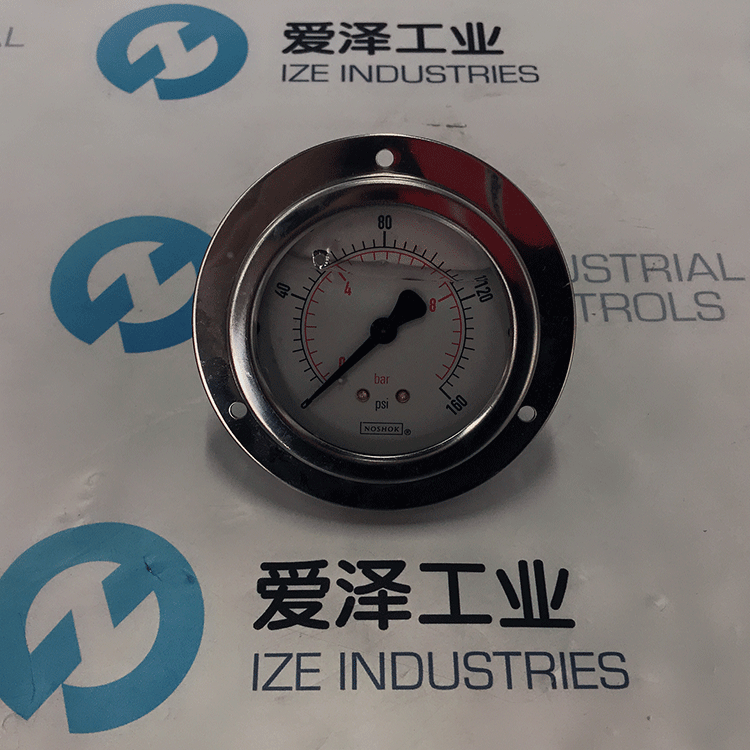 NOSHOK压力表25-911-160-PSI/BAR 1/4-SSFF-GY40