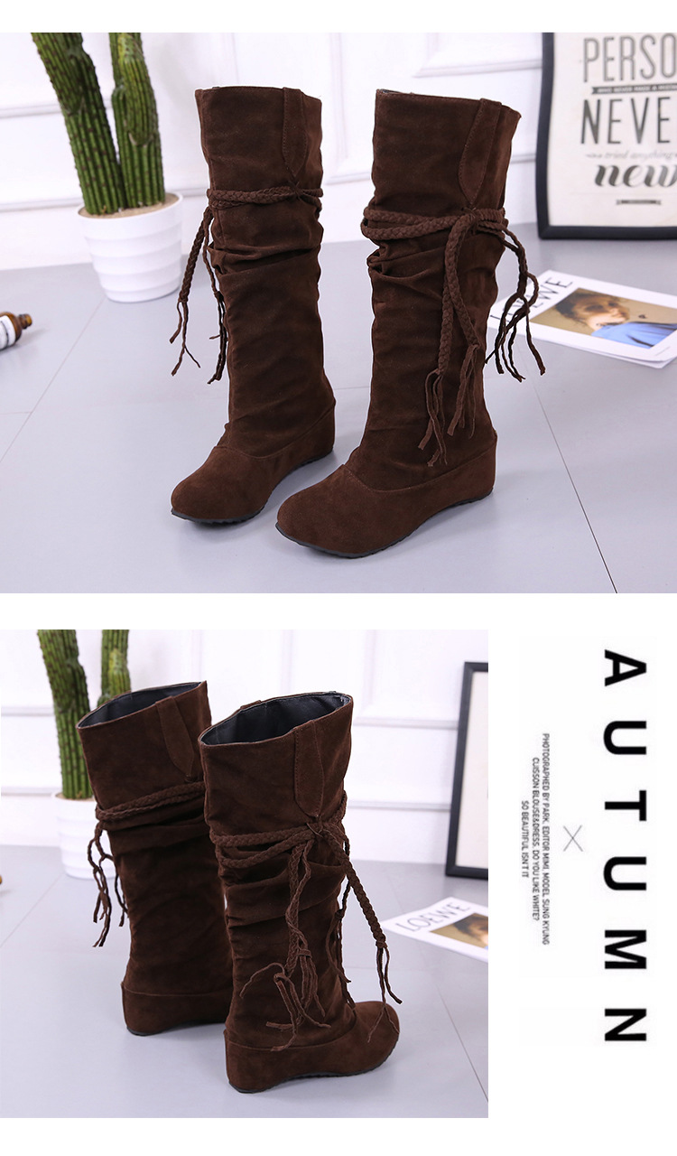Bottes femme en Daim - Ref 3354693 Image 21