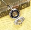 Retro classic silver mechanical pocket watch, necklace suitable for men and women