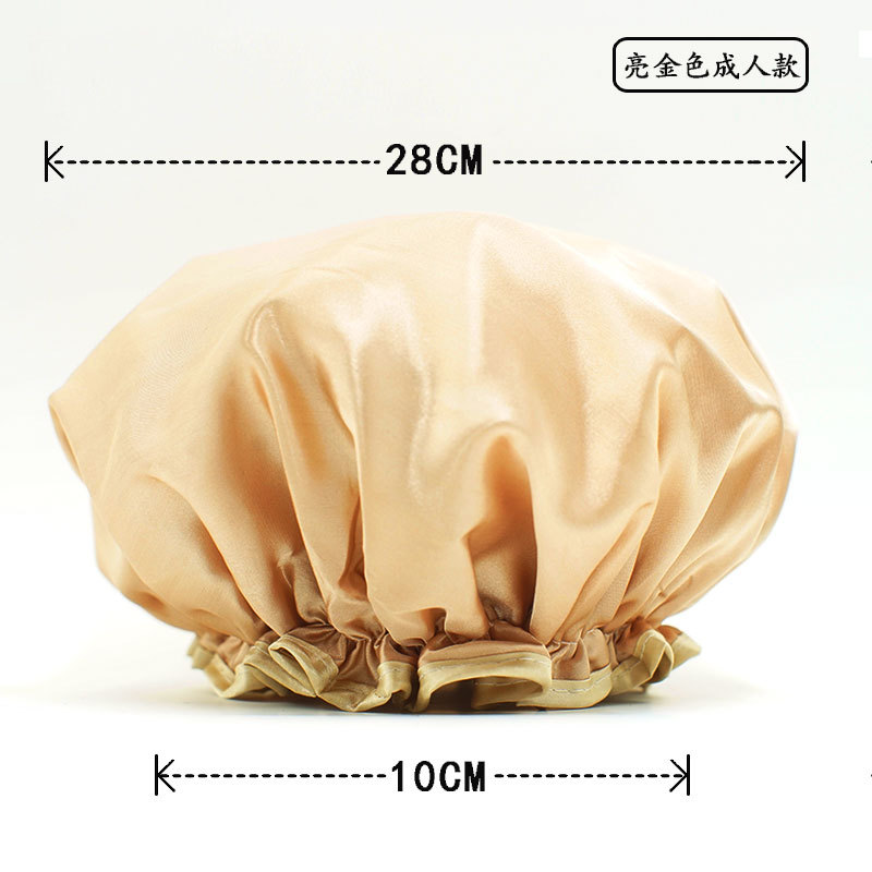 Gorro de ducha impermeable extra grande de doble capa para hombres y mujeres adultos gorro de baño ducha cocina a prueba de aceite a prueba de humo