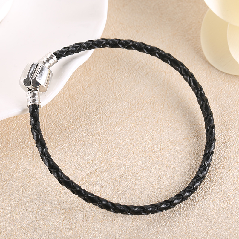 DIY Leather Beaded Bracelet 4