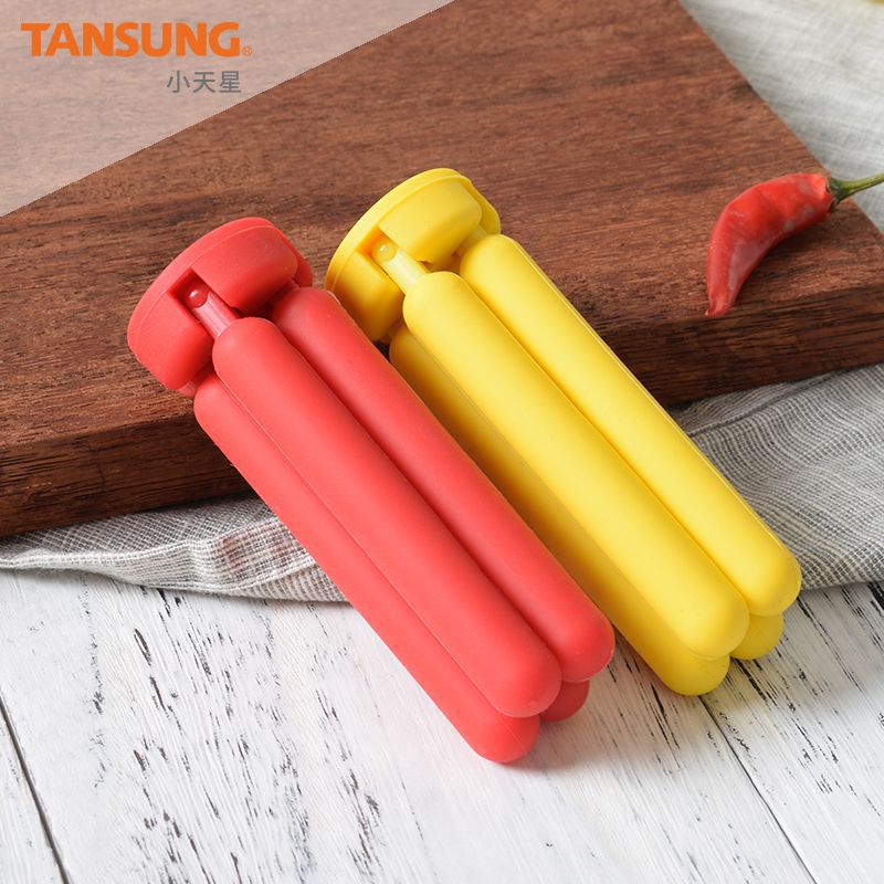 En stock Cruz silicona olla estera plegable estera de silicona cocina creativa aislamiento estera Mesa estera montaña al por mayor