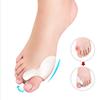 The toe flip corretor toe separator silicone split toe large foot bone anti -grinding sleeve outer finger outer finger roll correction cushion