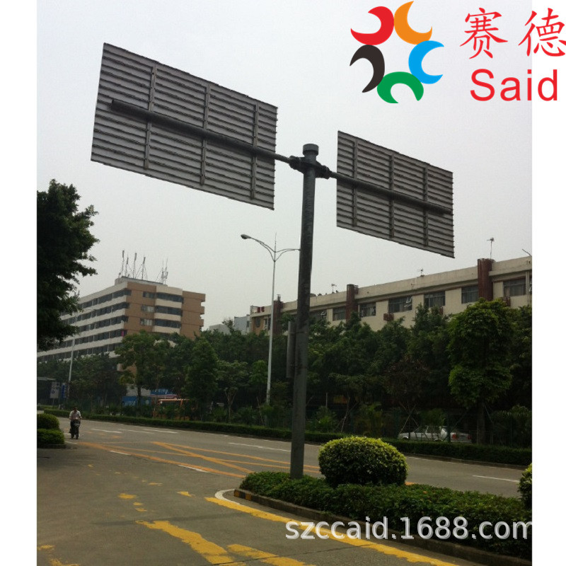 深圳赛德供应标牌杆 驾校考场标牌杆设计 考场监控立杆生产厂家