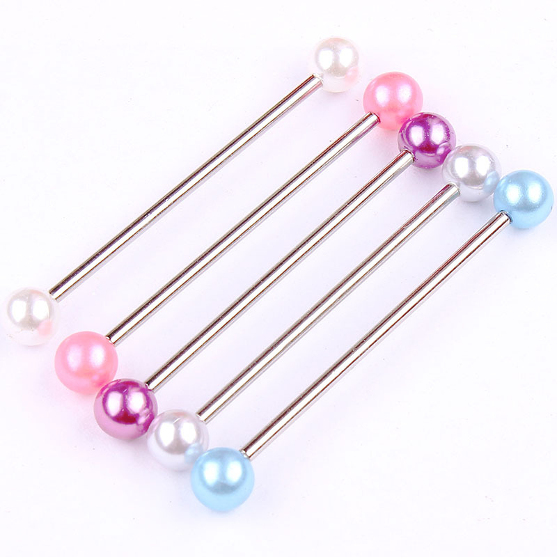 Labret piercing jewelry detail image