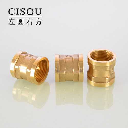 All-copper 4-minute to 2-minute double inner wire direct 1-inch to 6-point pipe ancient 3-minute to 2-minute large and small head water pipe pneumatic joint