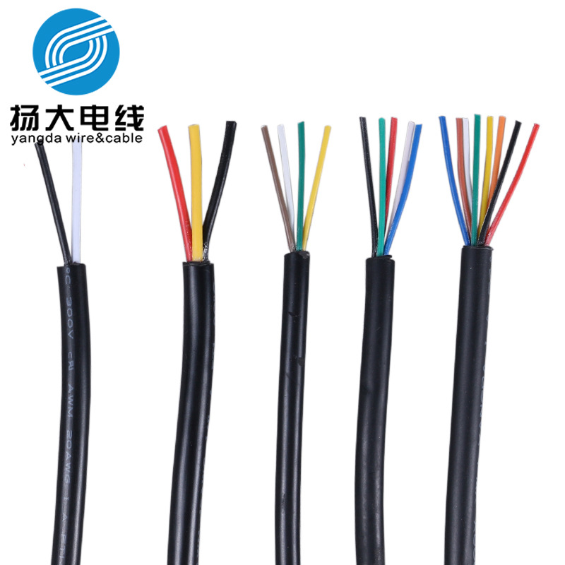 UL2464多芯线镀锡铜 PVC电子线绝缘过粉屏蔽缠绕厂家现货优惠价格