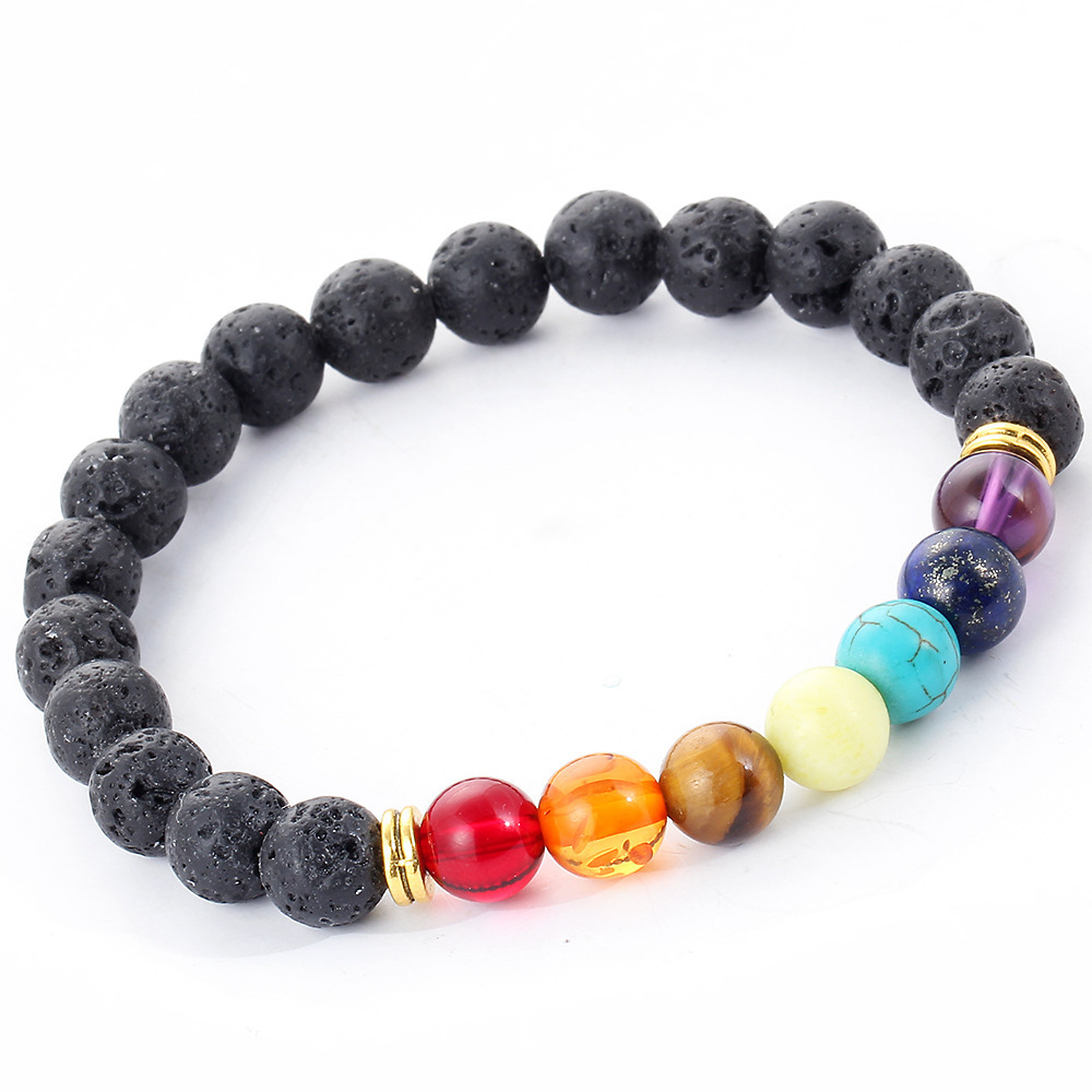 Natural Stone Lava Bead Bracelet