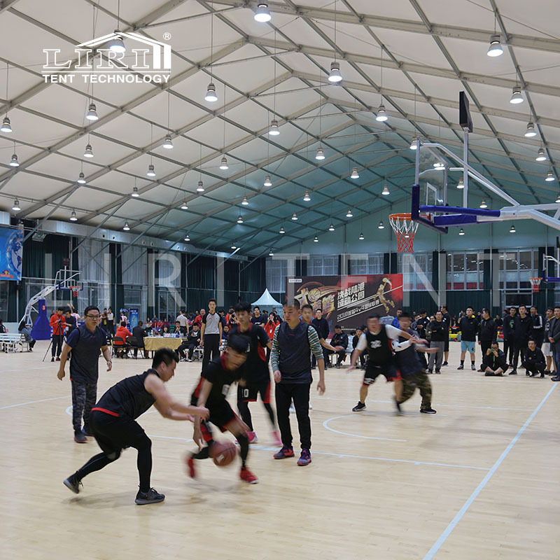 铝合金结构大型篮球场篷房 室内篮球场帐篷 篮球馆报价 篷房厂家