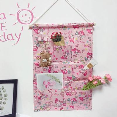 廠家新款防水挂袋可愛卡通收納挂袋 不鏽鋼鑰匙挂鈎多功能收納袋