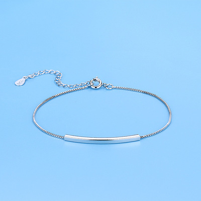 Simplicity elbow Semicircle design S925 Silver Bracelet Occident fashion Accessories Trend