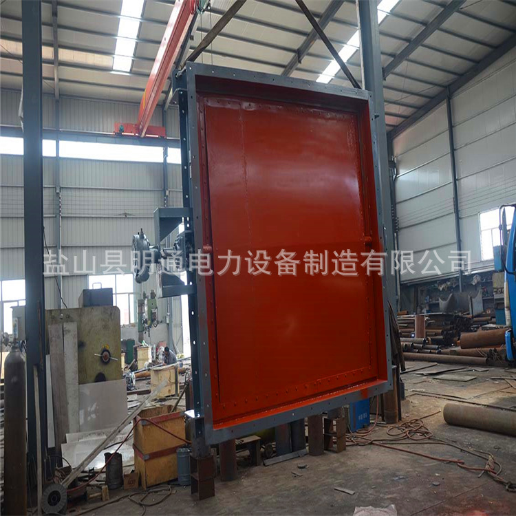 厂家专业生产脱硫手动挡板门 手动衬不锈钢挡板门 电动挡板门