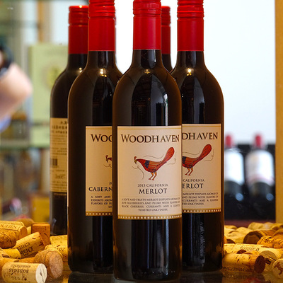 供应 红酒 原瓶 进口红酒 美国葡萄酒 凤凰木梅洛干红葡萄酒