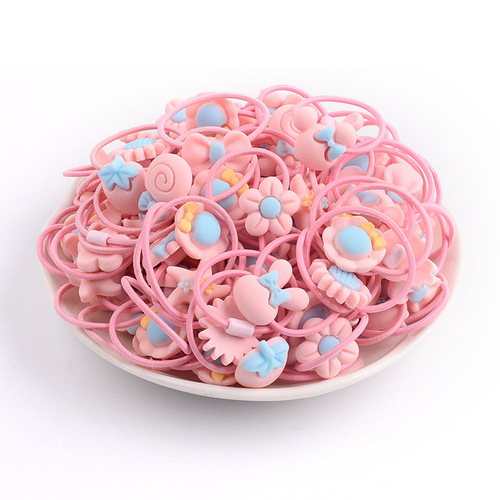 New Korean-style children's sandpaper hair tie, cartoon baby hair ornament, exquisite store 2-yuan shop hair accessories