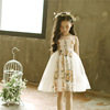 Summer dress, skirt, children's summer clothing, lace T-shirt, small princess costume, children's clothing, Korean style, suitable for teen