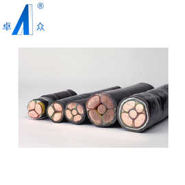 ZR-YJV-0.6/1KV- 4*50+1*25阻燃电力电缆，铜芯硬线国标保检测