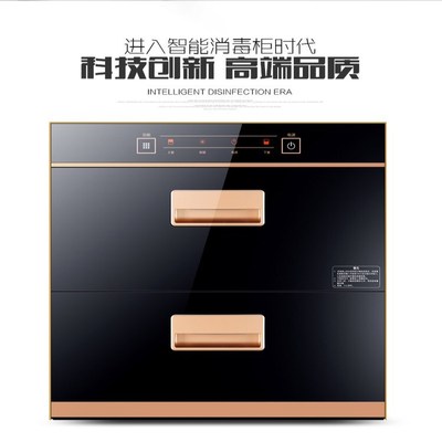 厂家批发消毒柜嵌入式镶嵌式家用紫外线消毒碗柜厨房不锈钢双门|ru