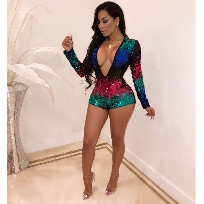 Gradient Sequined Jumpsuit 5