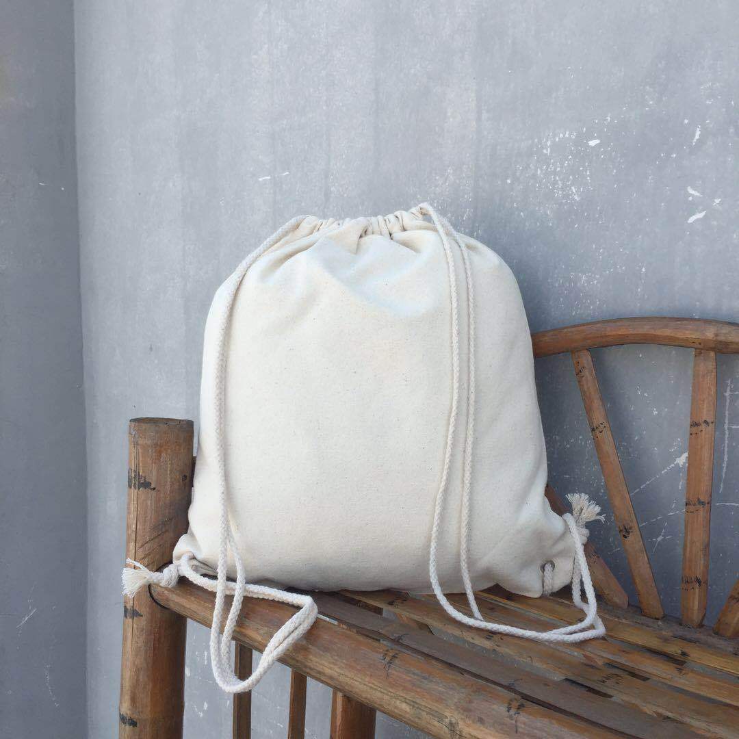 blank goods in stock Canvas bag pure cotton Beam port Haversack customized Shoulders Beam port Canvas bag canvas bag