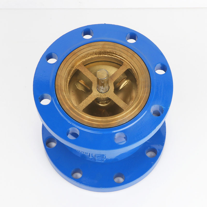 球墨铸铁立式静音式止回阀HC42X 消防专用