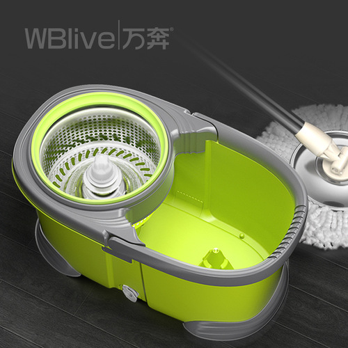 Manufacturer Wanben spin mop household good god mop wooden floor mop gift dual drive mop hand-washable mop