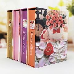 Large 6-inch 40-page box album 4D insert-type screw-bound 6-inch laminated can hold photo studio album