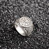 Men's Scandinavian retro ring, accessory