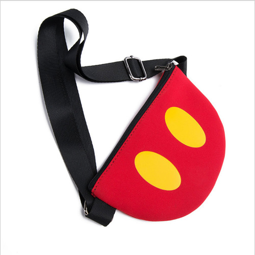 Girls' Bags Korean Style Children's Crossbody Small Bags Smiling Face Canvas Mini Purse Baby Waist Bag Manufacturer