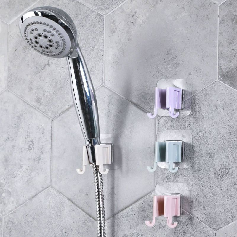 No punch-free fixed shower seat shower head base shower head accessories bathroom shower head support creative storage