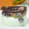 Natural water, genuine crystal, natural ore pomegranate, bracelet, pendant, accessory, simple and elegant design, wholesale