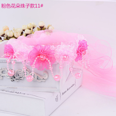 핑크 중간 모래 매달려 구슬