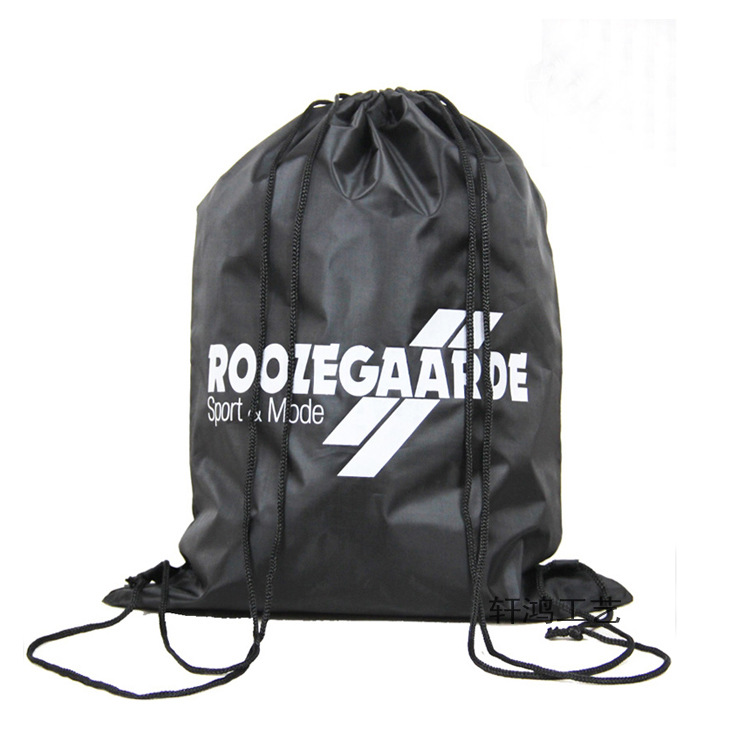 专业定制运动赛事双肩背包 防水涤纶拉绳束口袋 健身房抽绳收纳袋