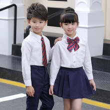 幼儿园园服春秋儿童班服学院英伦风小学生校服少儿歌唱团演出套装