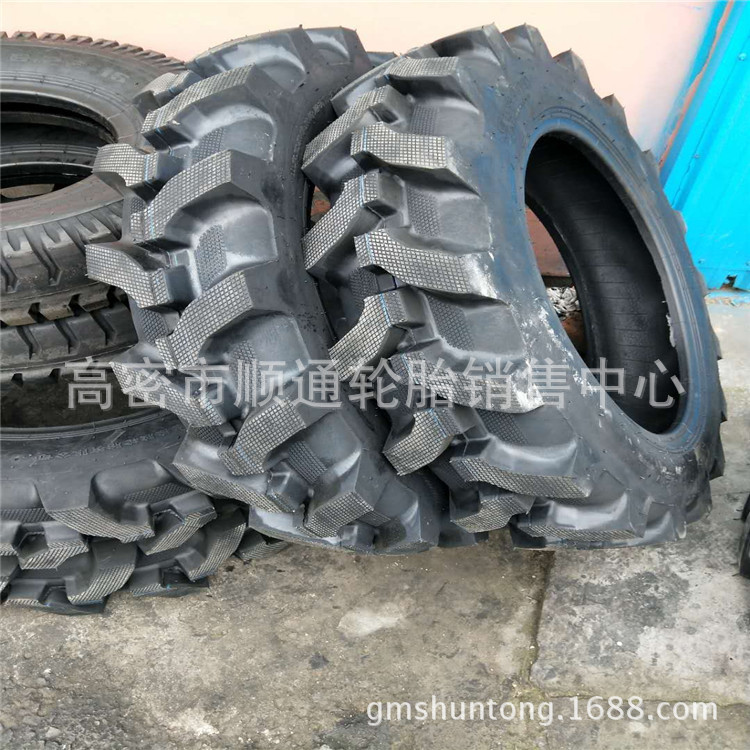 永固半高花拖拉机轮胎9.5-24水旱两用农用轮胎11.2-24 12.4-28