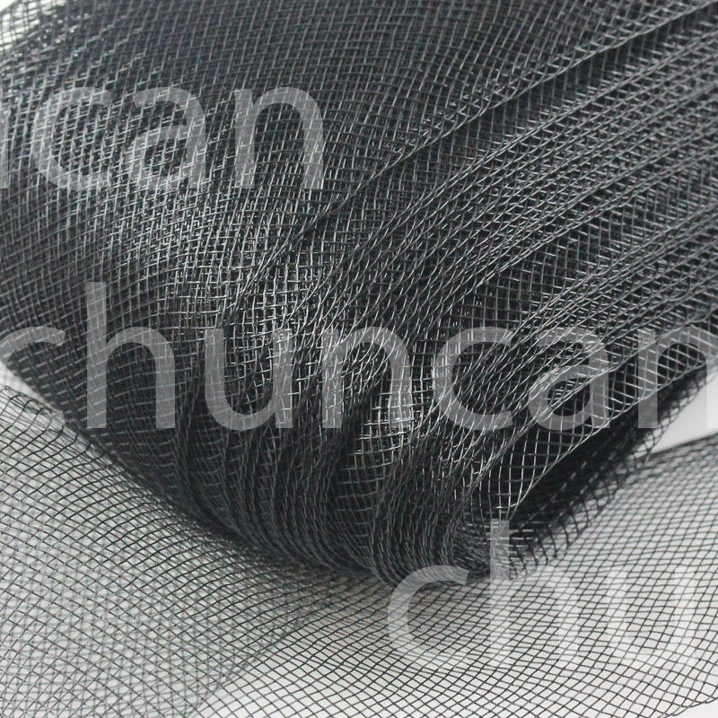 4cm elastic stretch mesh with horsehair fishbone tulle wedding Latin dance headpiece accessory